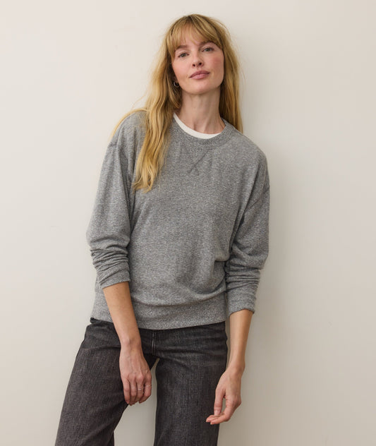 Double Knit Oversized Crew
